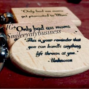 only 1 Happy mother’s day keychain with a quote for $9